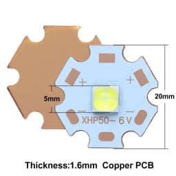 1-100pcs DC6V/12V XHP50 Cold White LED Bead 5050COB Replace 18W 20W Chip For Flashlight Car Diving Light Source Accessory