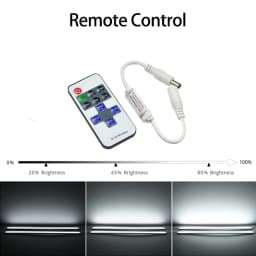 12V 24V RF Remote LED Controller For LED Strip Neon Light 5050 / 2835/ COB Brightness Adjustment Dimming
