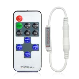 12V 24V RF Remote LED Controller For LED Strip Neon Light 5050 / 2835/ COB Brightness Adjustment Dimming