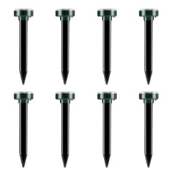 1/2/4/8 Solar Powered Ultrasonic Sonic Mole Pest Rodent Repeller Repellent Yard Outdoor Lamp Backyard Farmland Mouse Repeller