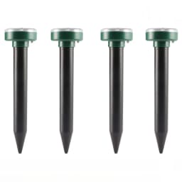 1/2/4/8 Solar Powered Ultrasonic Sonic Mole Pest Rodent Repeller Repellent Yard Outdoor Lamp Backyard Farmland Mouse Repeller