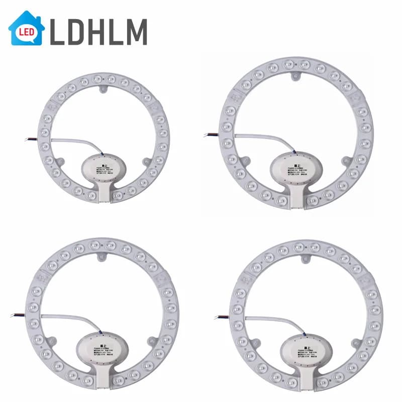 LED Ring PANEL Circle Light 12W 28W 24W 36W Cold White AC220V-240V Round Ceiling Board The Circular Lamp Board Home Lighting