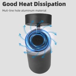 COB LED Downlight 220V Foldable Light Spot Surface Mounted Spotlight Ceiling Lamp For Home Kitchen Bathroom Indoor Neutral Light