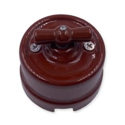 Home Improvement Switch Socket Round Hole Diameter 68mm Wall 1-3 Gang Wooden Holder European Style