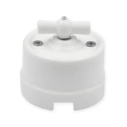Home Improvement Switch Socket Round Hole Diameter 68mm Wall 1-3 Gang Wooden Holder European Style