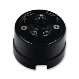 Home Improvement Switch Socket Round Hole Diameter 68mm Wall 1-3 Gang Wooden Holder European Style