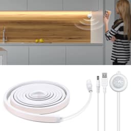 Wireless PIR Motion Sensor USB LED Neon Light COB Strip DC5V LED Night Lamp Tape For Kitchen Bedroom Closet Wall Decoration