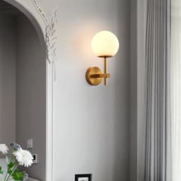 Nordic Modern LED Wall Lamp Sconce Beside Bedroom Bathroom Mirror Stair Light Glass Ball Wall light Luminaira Lighting Fixtures