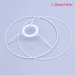 1Set Cylinder Vintage Lampshade Lamp Iron Lamp Frame Shade Accessories For E27 Lamp Socket Chandelier