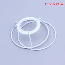 1Set Cylinder Vintage Lampshade Lamp Iron Lamp Frame Shade Accessories For E27 Lamp Socket Chandelier