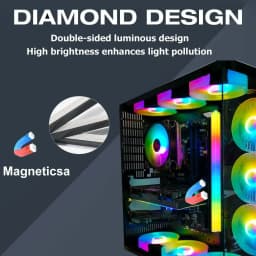 5V ARGB 3Pin Header for Asus Aura Gaming Case RGB PC Light Strip Magnetic Addressable WS2812B LED MSI Mystic Light DIY Decor