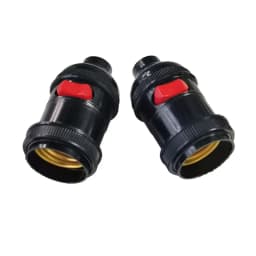 1PCS E27 Switch Bakelite Lamp Holder Bedside Screw Chandelier Light Head Machine Tool Lamp Holder