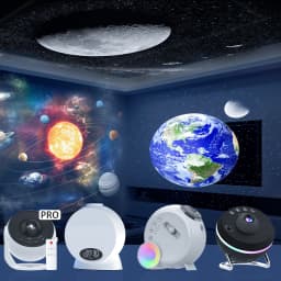 Star Projector Night Light Disc Planetarium Projector Disc 4K HD Galaxy Projector Light Disc - 6 Pack (Projector Not Included)