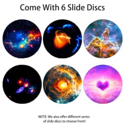 Star Projector Night Light Disc Planetarium Projector Disc 4K HD Galaxy Projector Light Disc - 6 Pack (Projector Not Included)