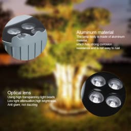 LED Tree Hugging Light Night Projection Spotlight Lamp Outdoor Waterproof Landscape Tree Hold Lights for Home Garden Park Decor