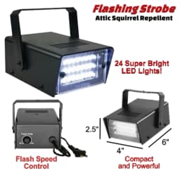 Disco Strobe Lights LED Flash White Lighting Adjustable Stage Strobe Lights Remote Control Disco Flash Strober Light Stage Decor