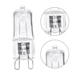 G9 110-130V 220-240V 40W Portable Warm White Halogen Bulb Light Lamp 2600K Globe Halogen Bulb Oven Lighting Lamps Inserted Beads