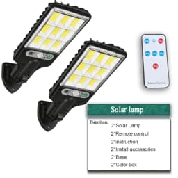 600W Powerful Outdoor Solar LED Street Lamp IP65Waterproof Solar Lamp Outdoor Courtyard Wall Light Garage Lighting Terrace Decor