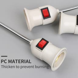 Direct Plug-in Rotary Lamp Head E27 Socket Lamp Bulb Holder with Switch EU US Plug Lamp Holder LED Table Lamp Led Base Lamp Base