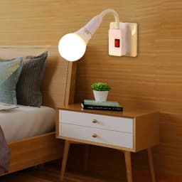 Direct Plug-in Rotary Lamp Head E27 Socket Lamp Bulb Holder with Switch EU US Plug Lamp Holder LED Table Lamp Led Base Lamp Base