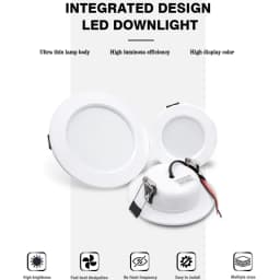 4pcs Led Downlight 5W 9W 12W 15W 18W AC 110V 220V Ceiling Lamp Recessed Down Light DC12V 24V Round Leds Panel Light Spotlight