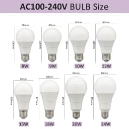 4PCS E27 B22 Base Led Bulb 8W 18W 20W 24W Lamps Hight Lumen AC220V 230V 110V Light Lamps for Home Derection Living Room Lighting
