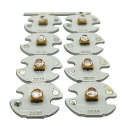 5pcs UVC LED 1W 3535 250-260nm 262-270nm 270-280nm 290-300nm 340-345nm 5-7V Circuit, Aluminum PCB 16MMPCB 20MMPCB