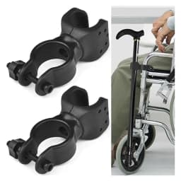 2pcs U-shaped 2nd Generation 360 Degree Rotating Bike Clip Bicycle Stand ABS Plastic Light Clip Flashlight Light Holder