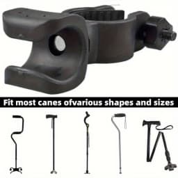 2pcs U-shaped 2nd Generation 360 Degree Rotating Bike Clip Bicycle Stand ABS Plastic Light Clip Flashlight Light Holder