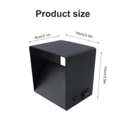 USB rechargeable LED wall light with magnetic suction and human body sensor