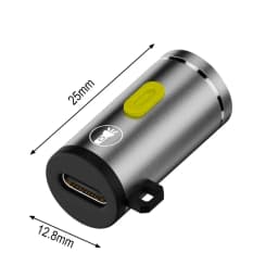 BORUiT Super Mini LED Flashlight 230LM Single Gear Extra Small Torch Camping Lantern