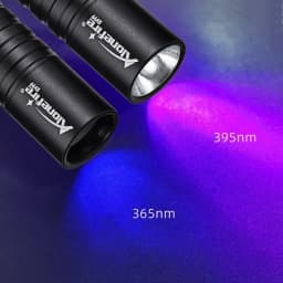 Mini 365nm 395nm UV Flashlight USB Rechargeable Ultraviolet Torch Pet Urine Cat Tinea Marker Money Ore Scorpion Fluorescent Lamp