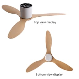 25/42/52Inch Ultra-Thin DC Ceiling Fan with Remote - 6-Speed Silent 3 Blades, Ideal for Low Ceilings & Minim Spaces Energy