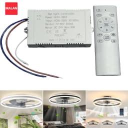 IRALAN Universal LED Fan Light Driver Replaceable Transformer Intelligent Light Strip Dimmable Ceiling Fan Lighting Accessory