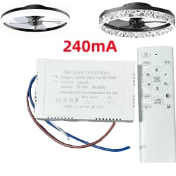 IRALAN Universal LED Fan Light Driver Replaceable Transformer Intelligent Light Strip Dimmable Ceiling Fan Lighting Accessory