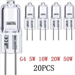 1/5/10/20pcs Halogen Bulb JC Bi-Pin LED Warm White Replace LED Capsule Lamp Halogen Bulbs Light G4 12V 5W 10W 20W 35W 50W