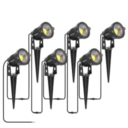 2/4/6/10 in 1 IP65 Waterproof 2 Meters Waterproof Wiring LED Garden Lights Outdoor Lawn Lamp Safety Low Voltage Street Lights