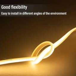 COB LED Strip Light 110V 220V Super Bright 360LEDs/m Waterproof With EU/US Power Supply Switch Flexible Outdoor Lamp 1M-100M