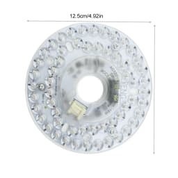 3.9/4.9/6.2 Inch 15/18/24W Ceiling Fan Light Retrofit Kit 110/220V Ceiling Fan Light Replacement Panel Pendant Light Round Panel