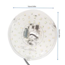 3.9/4.9/6.2 Inch 15/18/24W Ceiling Fan Light Retrofit Kit 110/220V Ceiling Fan Light Replacement Panel Pendant Light Round Panel