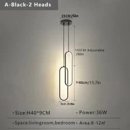 Minimalist Pendant Light For Hotel Bar Decoration Aluminium Nordic Pendant Lamp For Kitchen Island Bar Chandelier Coffee Shop