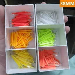 A Box 3V 38mm LED Filament Multicolour COB Edison Bulb Lamp Incandescent Light Diodes DIY Accessories Holiday Lighting Source