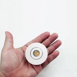 6pcs Led Mini Downlight 1W 3W Dimmable Spot Light Recessed Lamp AC85-265V Ceiling Light Aluminium 52mm With Driver