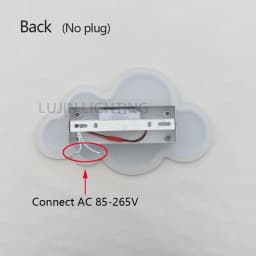 LED Cloud Wall Lamp With Plug Baby Room Bedroom Bed Living Dining Room Attic Creative Warm Decoration Wall Light AC110V-230V