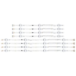 8/24PCS LED Strip for V5DN/V8DN-430SMA L1-N5K-D3-FAM-R3 UN43J5200AG UN43J5200 2015 SVS43 FCOM V5DN-430SMA-R1