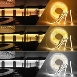New 5V USB COB Strip Light 320Leds/m Warm Natural White Cabinet Lamp Night Lighting Flexible LED Ribbon Stripe DC5V TV Backlight