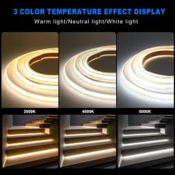 IP68 Waterproof COB LED Strip Lights 12V 24V 480Leds/M High Density Flexible Diode Tape Light RA90 3000K 4000K 6000K Room Decor