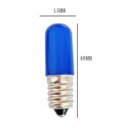 Energy Saving LED Filament Bulb 2W E12 E14 Colorful Freeze Light Plastic Cover Red Blue Green Yellow White for Home 110V 220V