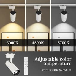 Dimmable Track Light with Remote Control Led Spot Lights 110V 220V Ceiling Lamp for Living Room Bedroom Kitchen Linear Lighting