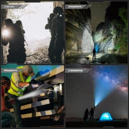 Wurkkos TD01C 21700 Tactical Flashlight LED USB-C 1800Lm Rechargeable Torch Buck Constant Current Driver 1000M IPX8 Tail Switch